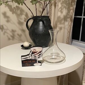 Clear Glass Decanter for Home Bar